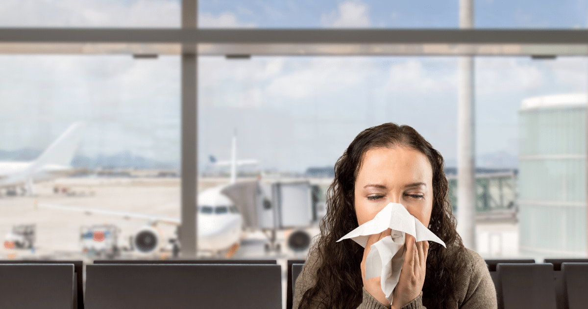 allergies and sinus pain after flying